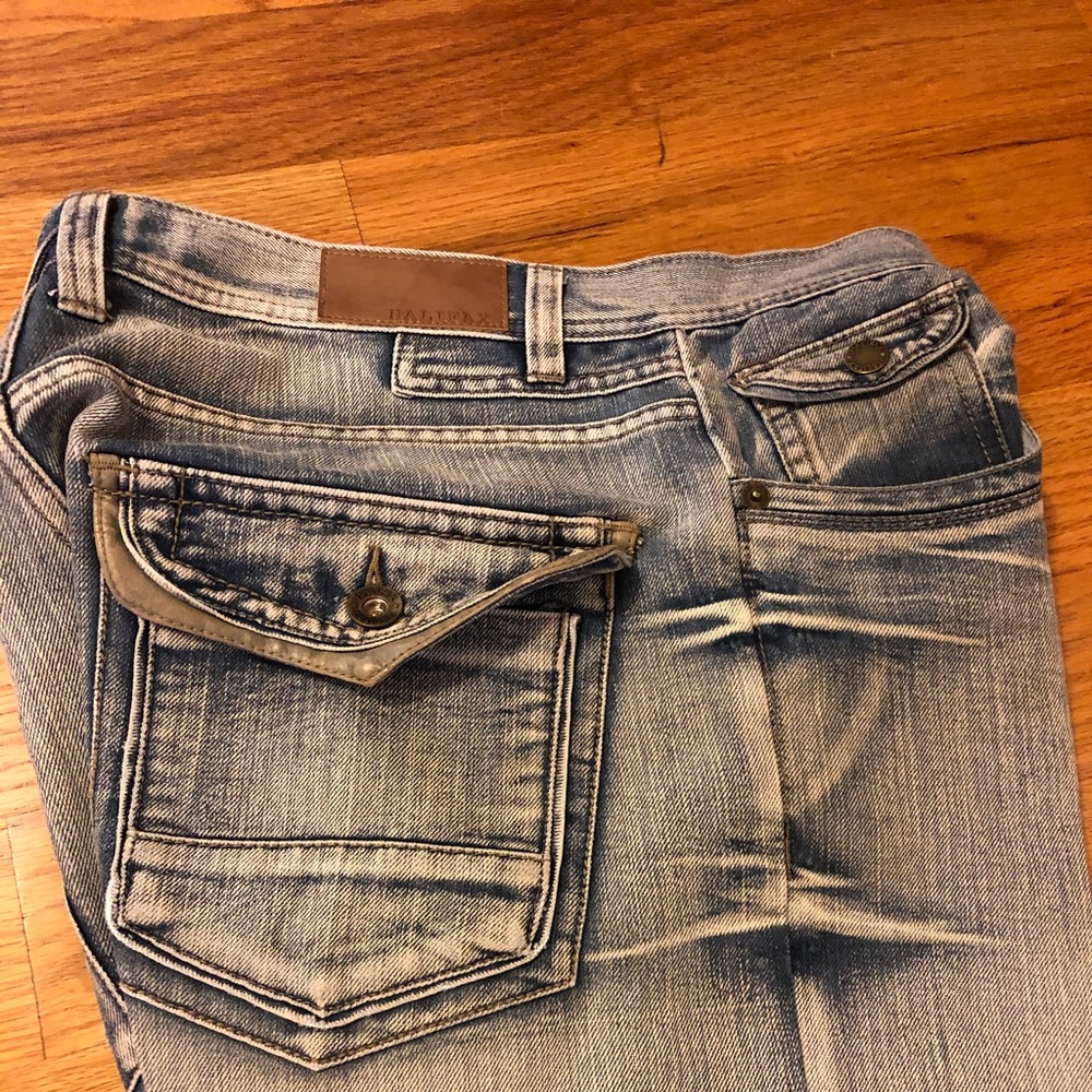 Men’s jeans, just like new, light colored. 36/30